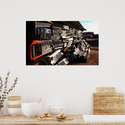 Junkyard-kunst Poster (Keuken)