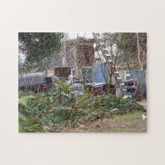 Junkyard Puzzle in de buurt Legpuzzel (Horizontaal)