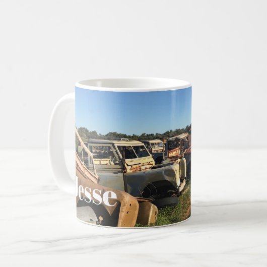 Junkyard Treasures Koffiemok (Voorkant links)