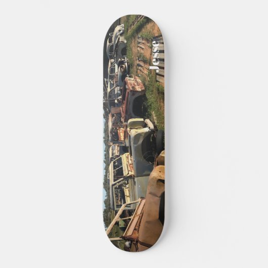 Junkyard Treasures Persoonlijk Skateboard (Voorkant)