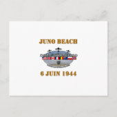 Juno Beach 1944 Briefkaart (Voorkant)