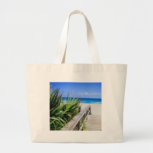 Juno Beach Florida Grote Tote Bag (Voorkant)