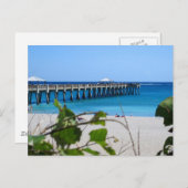 Juno Beach Pier Briefkaart (Voorkant / Achterkant)