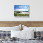 Juno Beach Pier Canvas Afdruk (Insitu (Slaapkamer))