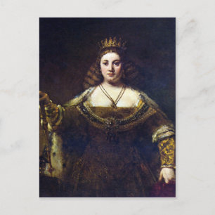 Juno door Rembrandt Harmenszoon van Rijn Briefkaart