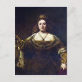 Juno door Rembrandt Harmenszoon van Rijn Briefkaart (Voorkant)