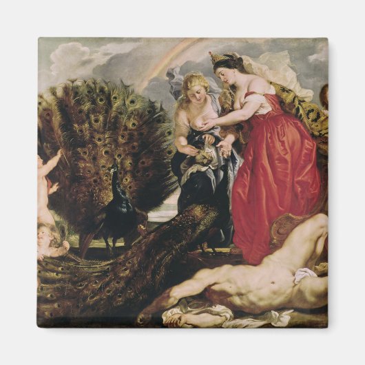 Juno en Argus, 1611 Magneet (Voorkant)