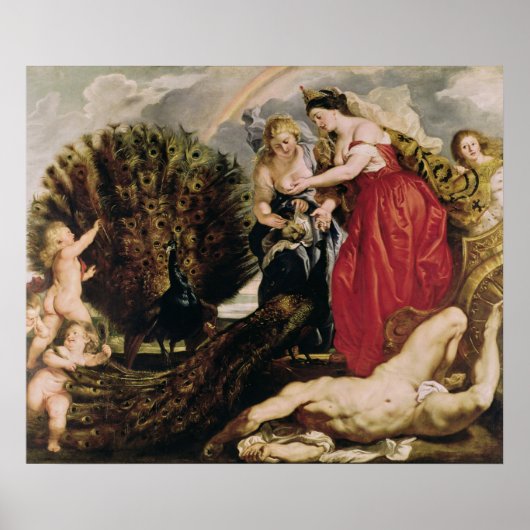Juno en Argus, 1611 Poster (Voorkant)