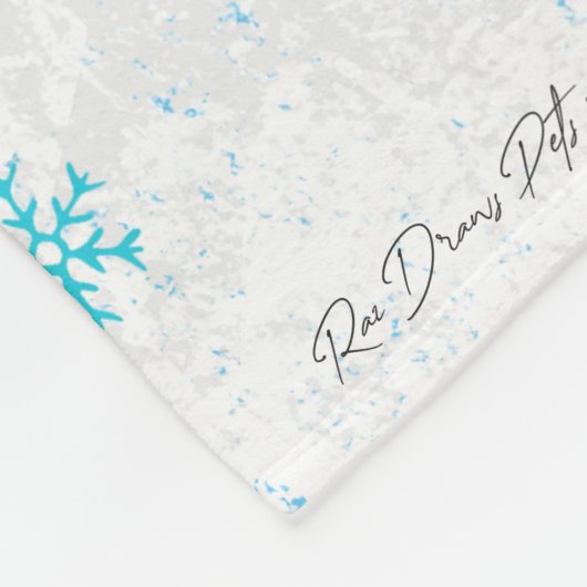  "Juno" Goldendoedle Pet Photo Blanket Fleece Deken (Hoek)