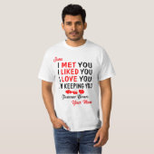 Juno Ik ontmoette je zoals jij van me houdt T-shirt (Voorkant volledig)