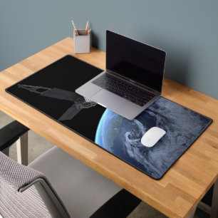 Juno ruimtevaartuig tijdens zijn Earth Flyby Bureaumat