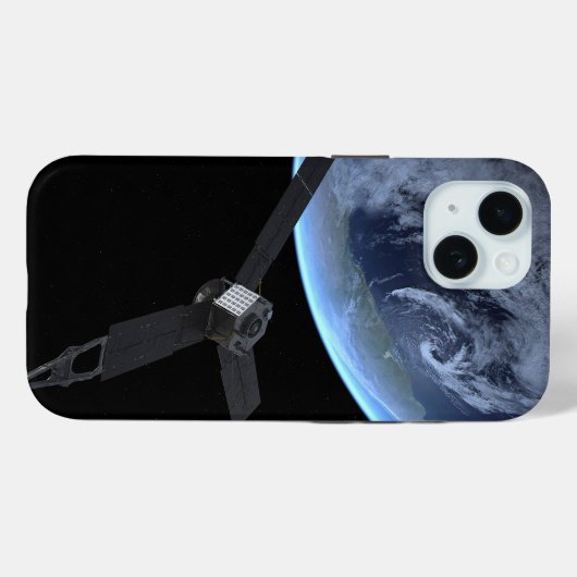 Juno ruimtevaartuig tijdens zijn Earth Flyby Case-Mate iPhone Case (Achterkant (horizontaal))
