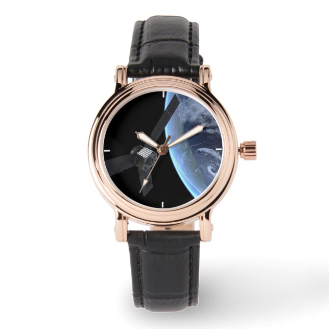 Juno ruimtevaartuig tijdens zijn Earth Flyby Horloge (Voorkant)