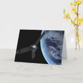 Juno ruimtevaartuig tijdens zijn Earth Flyby Kaart (Gele Bloem)