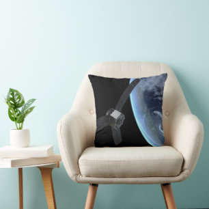 Juno ruimtevaartuig tijdens zijn Earth Flyby Kussen