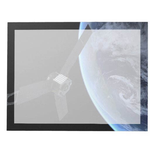 Juno ruimtevaartuig tijdens zijn Earth Flyby Notitieblok (Voorkant)