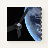 Juno ruimtevaartuig tijdens zijn Earth Flyby Notitieboek (Achterkant)
