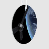 Juno ruimtevaartuig tijdens zijn Earth Flyby Ornament (voorkant)