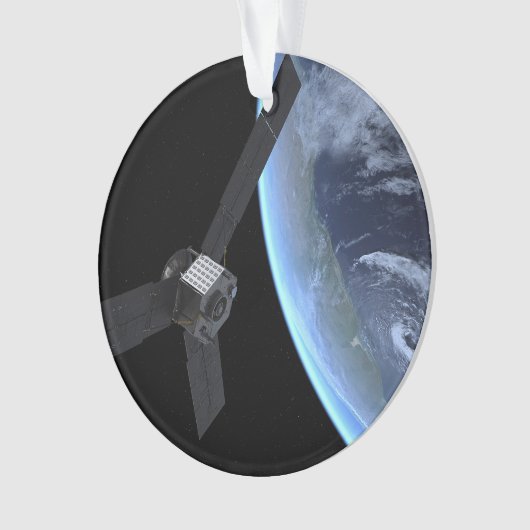 Juno ruimtevaartuig tijdens zijn Earth Flyby Ornament (voorkant)