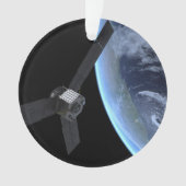 Juno ruimtevaartuig tijdens zijn Earth Flyby Ornament (voorkant)