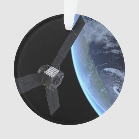 Juno ruimtevaartuig tijdens zijn Earth Flyby Ornament (voorkant)