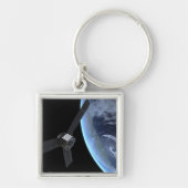 Juno ruimtevaartuig tijdens zijn Earth Flyby Sleutelhanger (Voorkant)