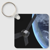 Juno ruimtevaartuig tijdens zijn Earth Flyby Sleutelhanger (Voorkant)