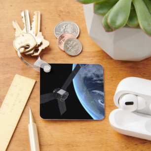 Juno ruimtevaartuig tijdens zijn Earth Flyby Sleutelhanger