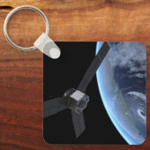 Juno ruimtevaartuig tijdens zijn Earth Flyby Sleutelhanger (Voorkant)