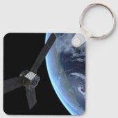 Juno ruimtevaartuig tijdens zijn Earth Flyby Sleutelhanger (Achterkant)
