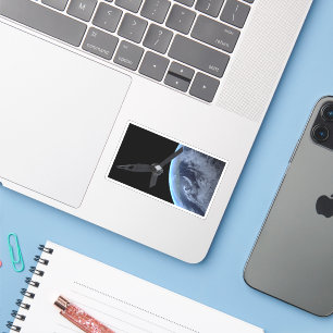 Juno ruimtevaartuig tijdens zijn Earth Flyby Sticker