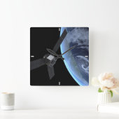 Juno ruimtevaartuig tijdens zijn Earth Flyby Vierkante Klok (Huis)