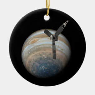 Juno Spacecraft bij Planet Jupiter Keramisch Ornament
