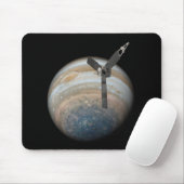 Juno Spacecraft bij Planet Jupiter Muismat (Met muis)