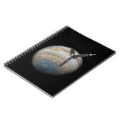 Juno Spacecraft bij Planet Jupiter Notitieboek (Linkerzijde)