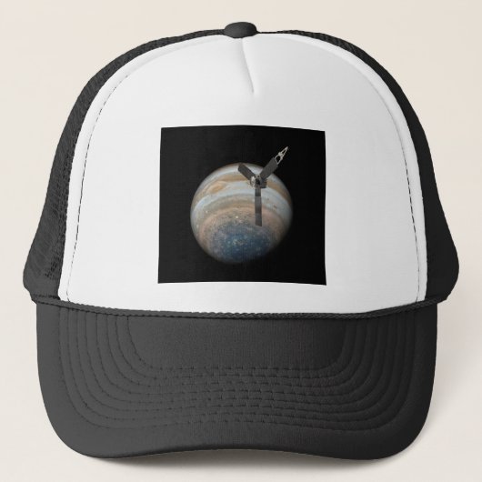 Juno Spacecraft bij Planet Jupiter Trucker Pet (Voorkant)