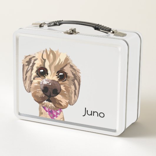 "Juno" Stoodle Dog Lunch Box (Voorkant)