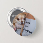 Juno voor President Ronde Button 5,7 Cm (Voorkant /achterkant)