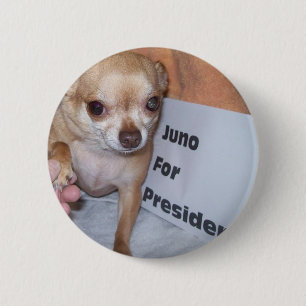 Juno voor President Ronde Button 5,7 Cm