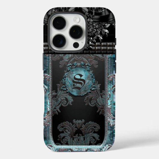 Junobeau Peshfyee Gotisch Uniek Monogram Case-Mate iPhone Case (Achterkant)