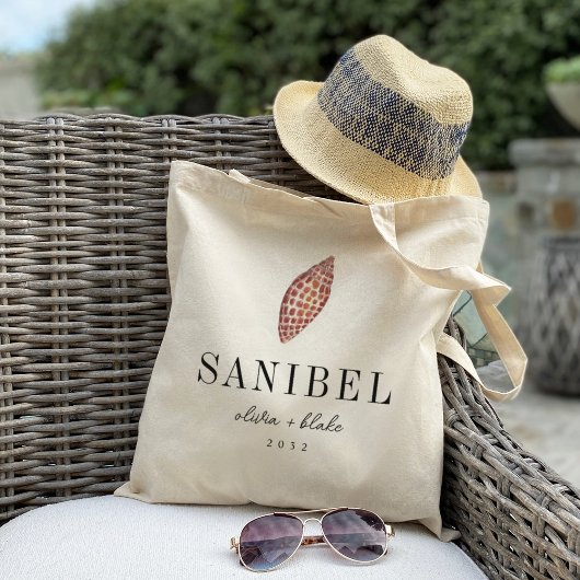 Junonia Seashell Bestemming Bruiloft Welkom Tote Bag
