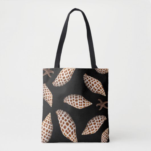 Junonia Seashell Black Tas (Voorkant)
