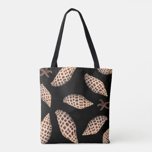 Junonia Seashell Black Tas (Achterkant)