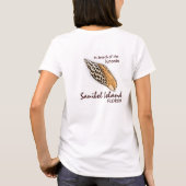 Junonia shell Sanibel Island humor dames t-shirt (Achterkant)