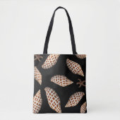 Junonia Zeeschelp Zwarte Tote Bag (Voorkant)