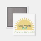 JuNoWriMo 2022 Magnet (Voorkant / Achterkant)