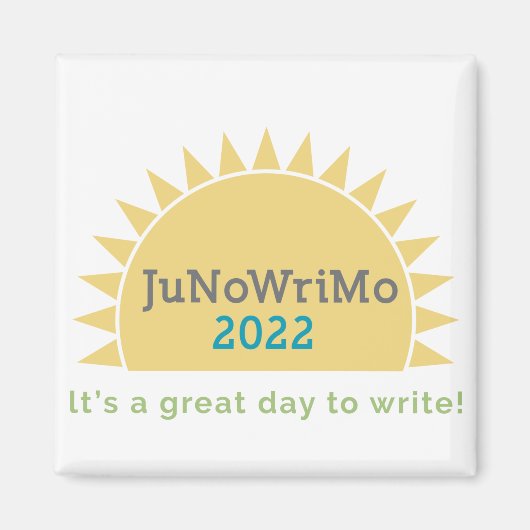 JuNoWriMo 2022 Magnet (Voorkant)