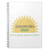 JuNoWriMo 2022 Notitieboek (Voorkant)