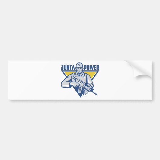 Junta-macht van het Oekraïense leger Bumpersticker (Voorkant)