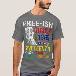 Juntetiende vrijheid bevriest sinds 1865 vrije dun t-shirt
